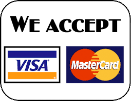 we accept visa and mastercard payments for home inspections